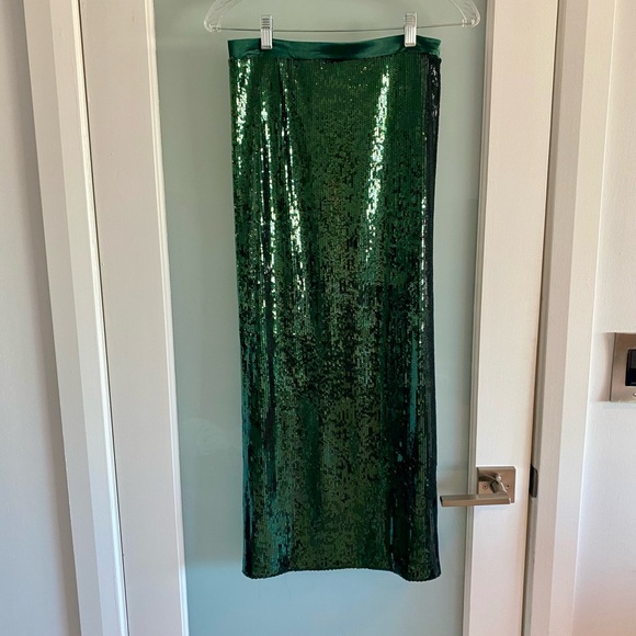 Boss Green Sequin Pencil Skirt - Picture 6 of 10